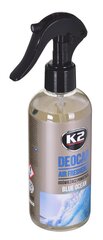 K2 Deocar Blue Ocean 250ml - Õhuvärskendaja hind ja info | Autolõhnastajad | kaup24.ee