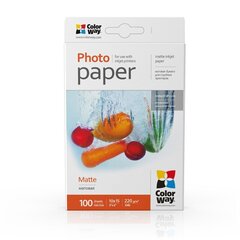 ColorWay PM2201004R Matte Photo Paper White 10 x 15 cm 220 g/m² - цена и информация | Аксессуары для фотоаппаратов | kaup24.ee