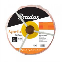 Lapik voolik Agro-Flat PE 4BAR 4" / 50m, oranž hind ja info | Kastekannud, voolikud, niisutus | kaup24.ee