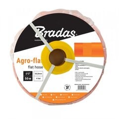 Шланг плоский AGRO-FLAT PE 4БАР 2"/ 50м (оранжевый) цена и информация | Оборудование для полива | kaup24.ee