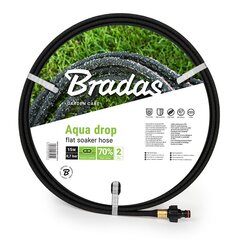 Mikropoorne voolik Aqua-Drop Flat 1/2" Bradas, 15m, 2 tk hind ja info | Kastekannud, voolikud, niisutus | kaup24.ee