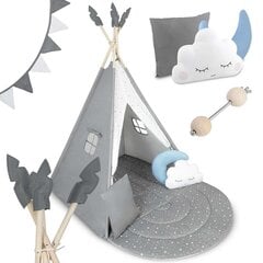 Палатка-вигвам детская НК-406, серый цена и информация | Детские игровые домики | kaup24.ee