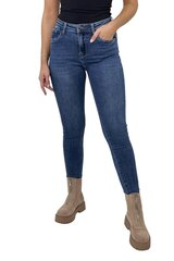 Odzież jeansowa 27001 цена и информация | Женские тканевые брюки с поясом, синие | kaup24.ee