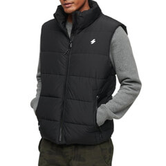 A7-gilet superdry m5011808a02a vīriešiem juoda men's black M5011808A02A цена и информация | Мужские жилетки | kaup24.ee