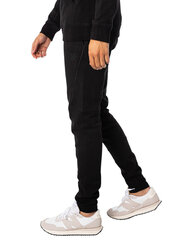 Sportswear logo tarped jogger superdry m7010999a02a vīriešiem juoda men's black M7010999A02A цена и информация | Мужские брюки | kaup24.ee