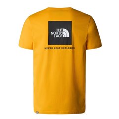 M s/s red box tee the north face nf0a2tx256p vīriešiem geltona men's yellow NF0A2TX256P цена и информация | Мужские футболки | kaup24.ee