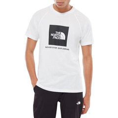 M ss rag red box tee the north face nf0a3bqofn4 vīriešiem balta men's white NF0A3BQOFN4 цена и информация | Мужские футболки | kaup24.ee