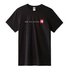 M s/s nse tee the north face nf0a7x1mjk3 vīriešiem juoda men's black NF0A7X1MJK3 цена и информация | Мужские футболки | kaup24.ee