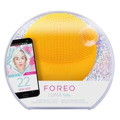 Nutikas näopuhastusvahend Foreo Luna Smart Sunflower Yellow, 1 tk цена и информация | Кисти для макияжа, спонжи | kaup24.ee