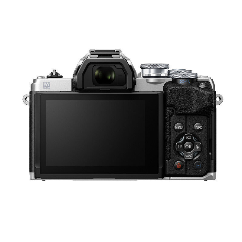 Olympus OM-D E‑M10 Mark IV + ED 14-42mm + ED 40-150mm Zilver hind ja info | Fotoaparaadid | kaup24.ee