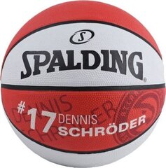 Баскетбольный мяч Spalding NBA Player D. Schroeder, 7 размер цена и информация | Баскетбольные мячи | kaup24.ee