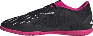 Футбольные бутсы Adidas Predator Accuracy.4 IN, размер 44 2/3, чёрный/розовый цвет цена и информация | Футбольные бутсы | kaup24.ee
