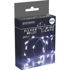 Jõulutulede valguskett 80 Led, 4 m цена и информация | Гирлянды | kaup24.ee