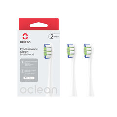 Oclean Professional Clean brush head P1C1 W02 2pcs White hind ja info | Elektriliste hambaharjade otsikud | kaup24.ee