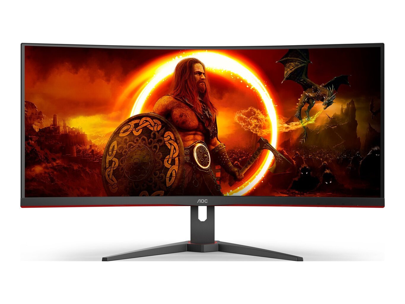 AOC CU34G2XE/BK 34inch 3440x1440 VA цена и информация | Monitorid | kaup24.ee