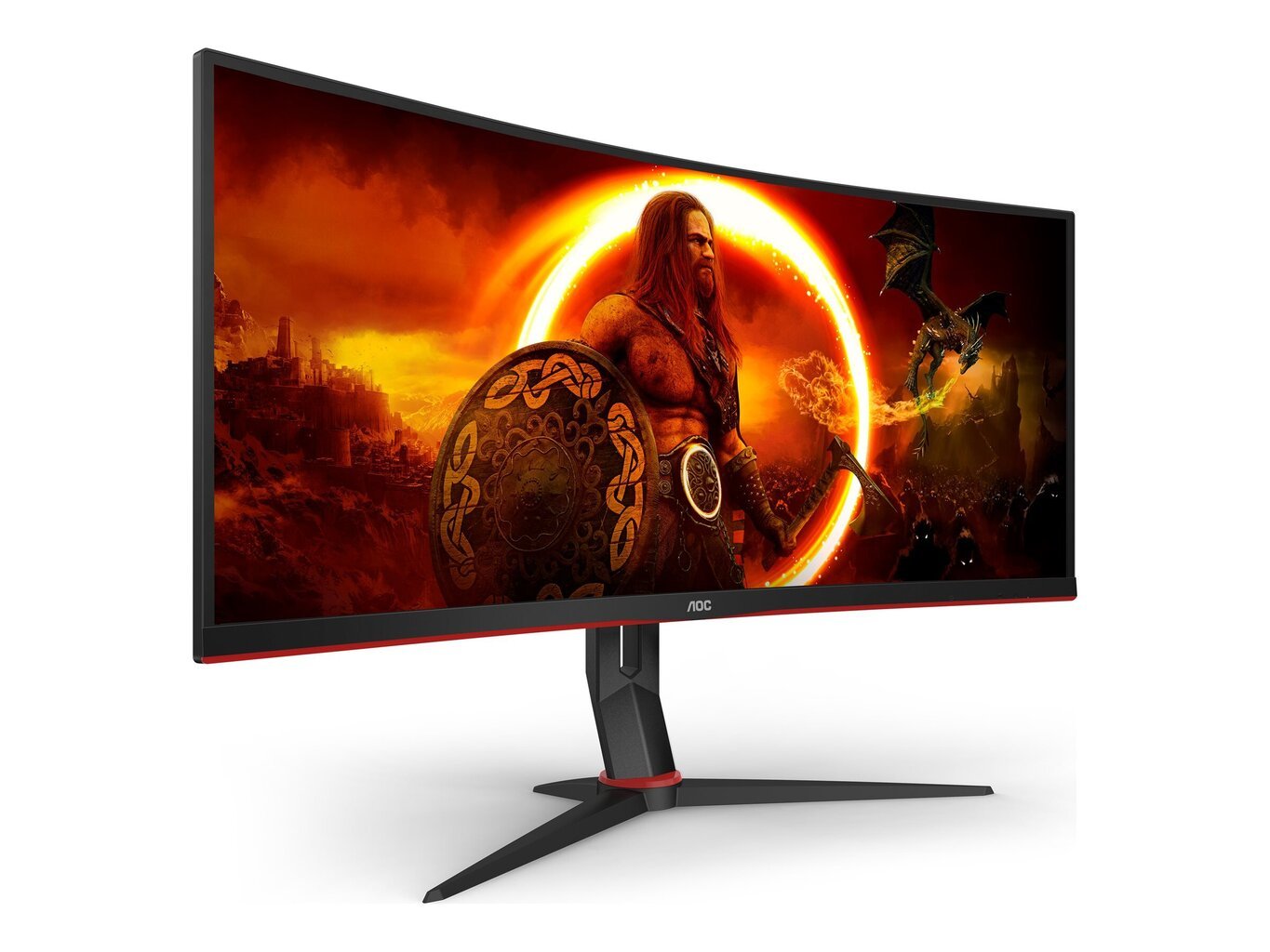 AOC CU34G2XP/BK 34inch 3440x1440 VA цена и информация | Monitorid | kaup24.ee