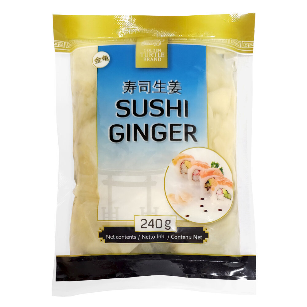 Ingver (sushi) valge, Golden Turtle Brand, 240 g hind ja info | Hoidised, keedised, konservid | kaup24.ee