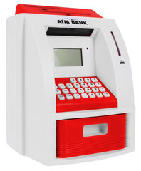 Копилка-банкомат, красный цвет цена и информация | Оригинальные копилки | kaup24.ee