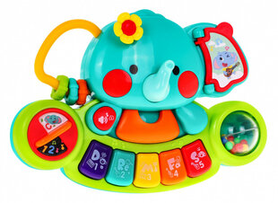 Интерактивное пианино Слон Hola, синее цена и информация | Игрушки для малышей | kaup24.ee