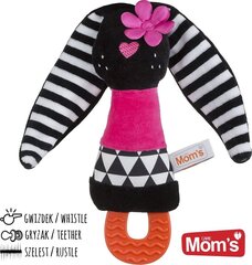 Хрустящий кролик с прорезывателем Mom's Care, 000878 цена и информация | Игрушки для малышей | kaup24.ee