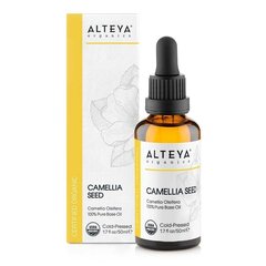 Kameeliaõli Organic camellia seed oil (camellia oleifera) ALTEYA, 50 ml цена и информация | Сыворотки для лица, масла | kaup24.ee