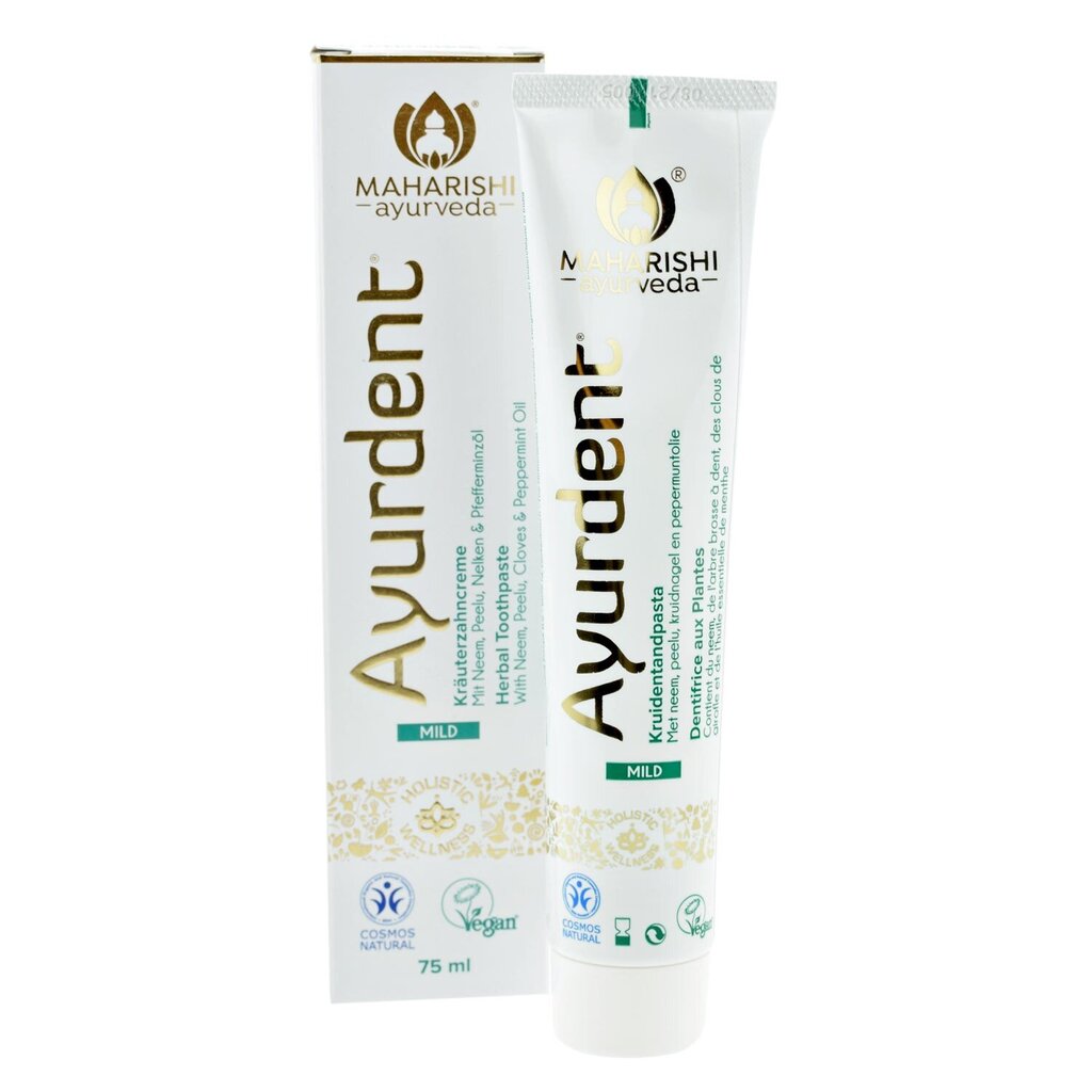 Ayurdent hambapasta mild Maharishi Ayurveda, 75 ml hind ja info | Suuhügieen | kaup24.ee