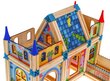 Puidust ehitusklotsid lastele 3+ Värviline komplekt 128 tk hind ja info | Klotsid ja konstruktorid | kaup24.ee