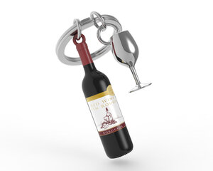Meta[l]morphose võtmehoidja Punane vein MTM301-01, 1 tk. цена и информация | Брелки | kaup24.ee