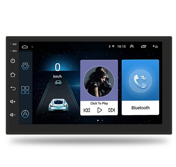 Universaalne 2DIN Android autostereo 2/32GB 7* FullT versioon hind ja info | Autoraadiod, multimeedia | kaup24.ee