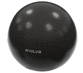 Pilatese pall Evolve, 25 cm, must цена и информация | Гимнастические мячи | kaup24.ee