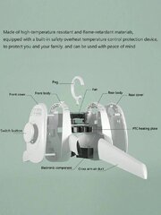 Портативная сушилка для одежды, Electronics LV-228, 1 шт цена и информация | Cушилки для белья | kaup24.ee