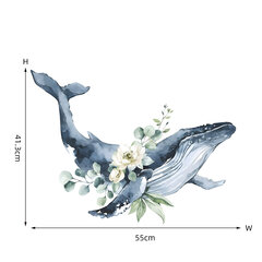 Детская интерьерная наклейка Кит цена и информация | Декоративные наклейки | kaup24.ee