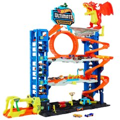 Hot Wheels® City Draakoniga megagaraaž hind ja info | Poiste mänguasjad | kaup24.ee