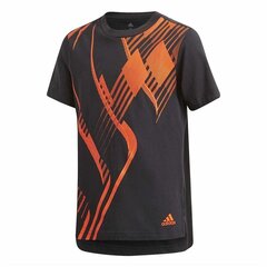 Детский Футболка с коротким рукавом Adidas Essentials Чёрный цена и информация | Рубашки для мальчиков | kaup24.ee