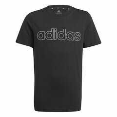Adidas T-särk poistele, must цена и информация | Рубашки для мальчиков | kaup24.ee