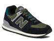 New Balance Vabaajajalatsid meestele U574KBG, must цена и информация | Spordi- ja vabaajajalatsid meestele | kaup24.ee