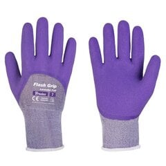 Комплект из 24 пар защитных нитриловых перчаток Flash Grip Lavender Full 7 цена и информация | Рабочие перчатки | kaup24.ee