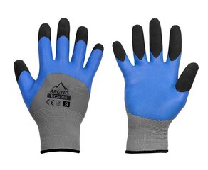 Комплект из 24 пар защитных перчаток ARCTIC латекс 9 цена и информация | Рабочие перчатки | kaup24.ee