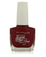 Лак для ногтей Maybelline Forever Strong Super Stay 7 Days Nail Polish, №09 Rouge Volcanique, 10 мл цена и информация | Лаки для ногтей, укрепители для ногтей | kaup24.ee