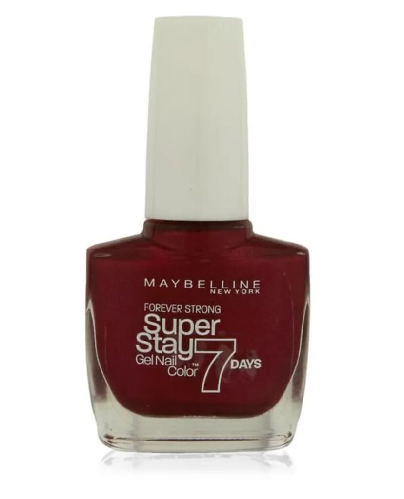 Küünelakk Maybelline Forever Strong Super Stay 7 Days Nail Polish, Nr.09 Rouge Volcanique, 10 ml цена и информация | Küünelakid, küünetugevdajad | kaup24.ee