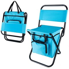 Складной походный стул-табурет L18F, синий цвет цена и информация | Другой туристический инвентарь | kaup24.ee