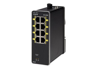 Cisco Сетевой коммутатор Cisco IE-1000-6T2T-LM, управляемый Fast Ethernet (10/100), черный цена и информация | Коммутаторы (Switch) | kaup24.ee