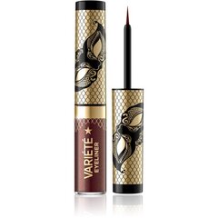 Silmalainer Eveline Variete Eyeliner, shiny brown 02, 4ml hind ja info | Ripsmetušid, lauvärvid, silmapliiatsid, seerumid | kaup24.ee