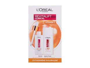 L'Oréal Paris kosmeetikakomplekt: näokreem, 50 ml + seerum, 30 ml hind ja info | Näokreemid | kaup24.ee