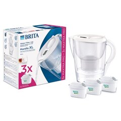 Фильтр для воды - кувшин Brita Marella XL, 3,5 л + 3 фильтра MXPRO цена и информация | Фильтры для воды | kaup24.ee