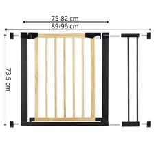 Trepi turvavärav Springos SG0012B 75-96 cm hind ja info | Laste ohutustarvikud | kaup24.ee