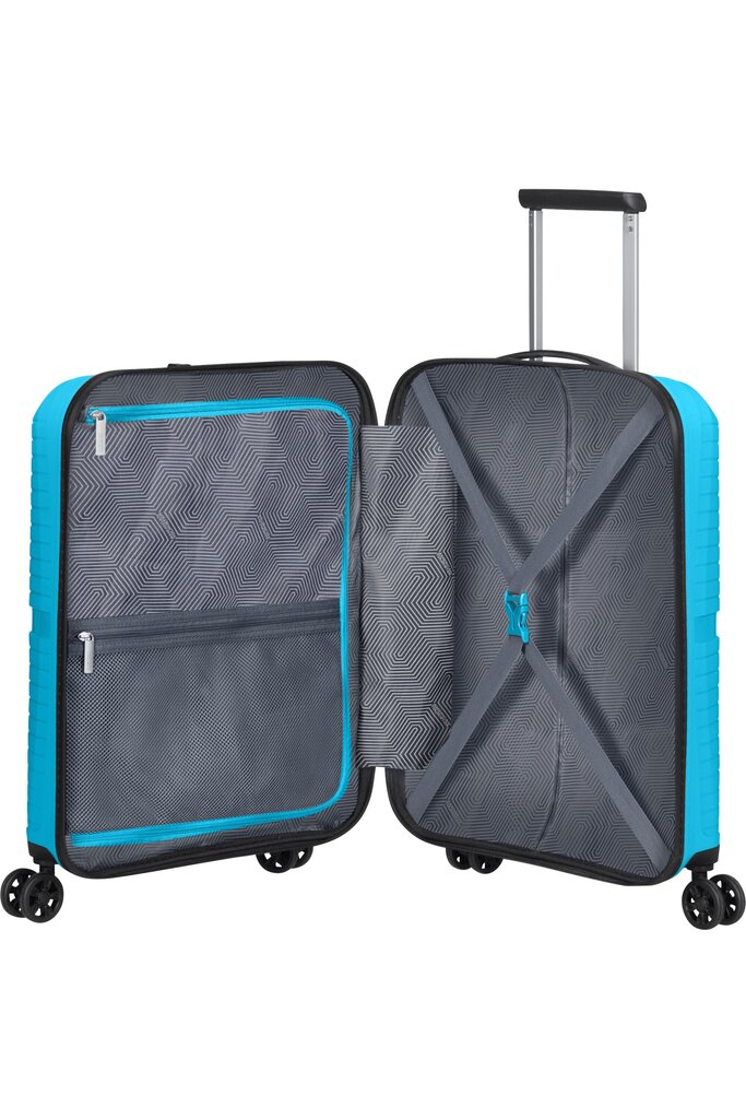 American Tourister käsipagas Airconic Spinner Sporty Blue 55 cm, sinine цена и информация | Kohvrid, reisikotid | kaup24.ee