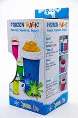 Стакан для приготовления ледяных напитков Slushy Cup Frozen Magic, синий цена и информация | Стаканы, фужеры, кувшины | kaup24.ee