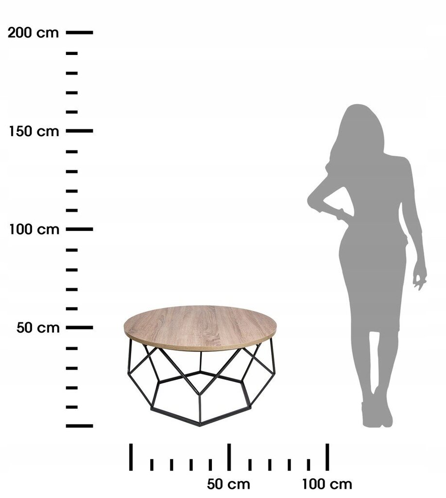 Diivanilaud Diamond, pruun hind ja info | Diivanilauad | kaup24.ee