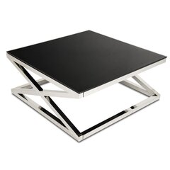 Кофейный столик Saliba Gold Black 120 см цена и информация | Журнальные столики | kaup24.ee